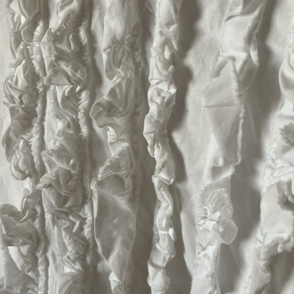 Zara Ruffle Front T Shirt - Picture 4 of 8